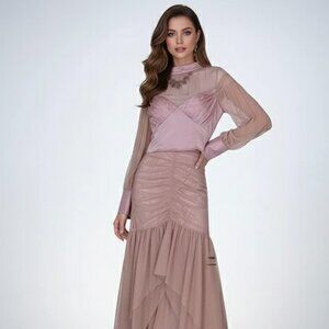 NWT BELLEVUE THE LABEL LUCIE SET BLUSH